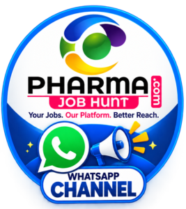 whsapp channel pharma job hunt